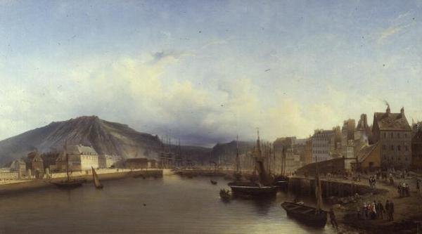 Most v Cherbourgu od John Louis Petit