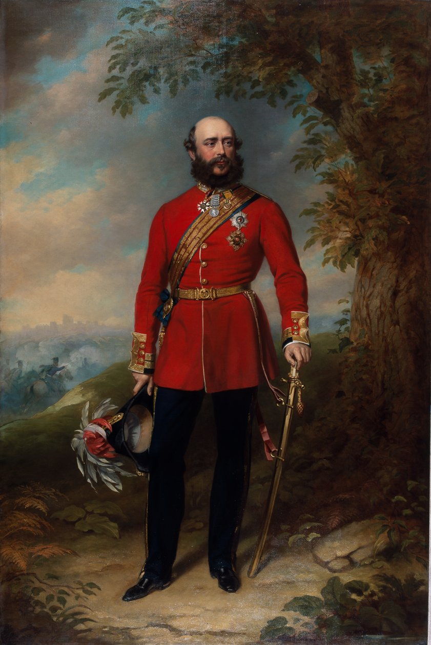 Polní maršál HRH George William Frederick Charles, druhý vévoda z Cambridge, circa 1862 od John Lucas