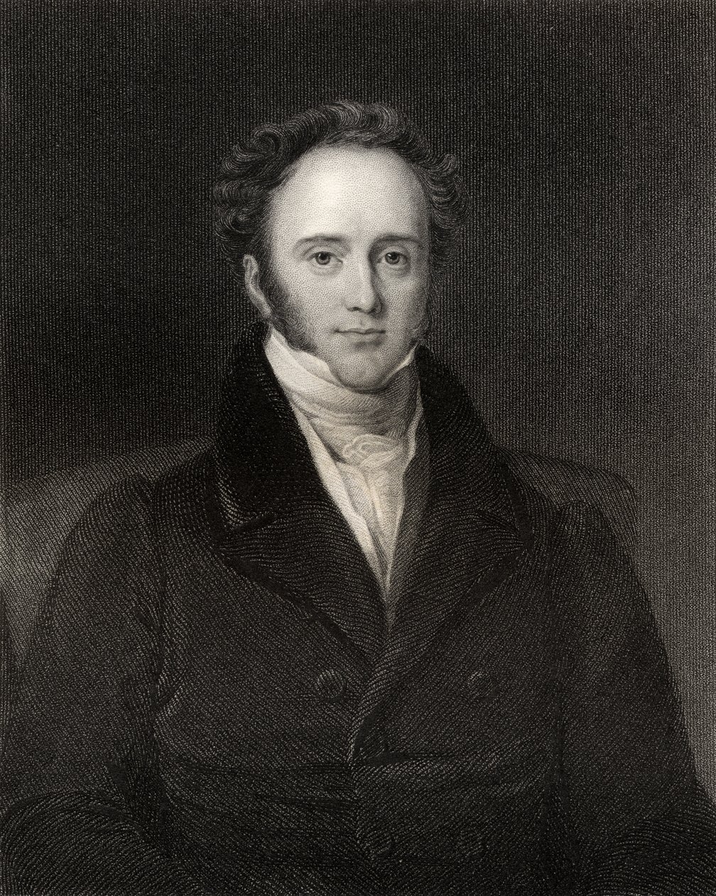 Henry John Temple, 3. vikomt Palmerston, vyryto H.R. Cookem (fl. 1813-47), z 