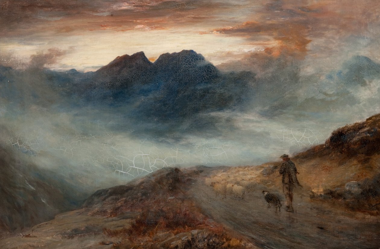 Mlha na horách od John MacWhirter