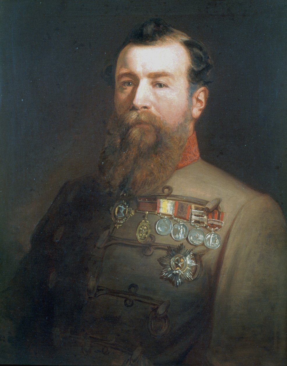 Brigádní generál Sir Harry Lumsden CB (1821-96) kolem roku 1866 od John Maclaren Barclay