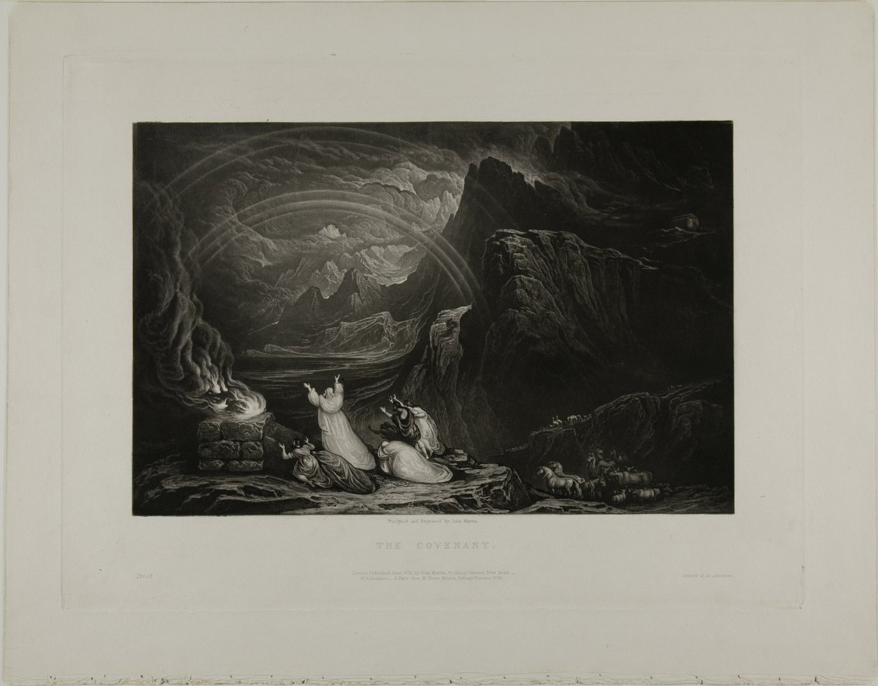 Smlouva, z ilustrací Bible od John Martin