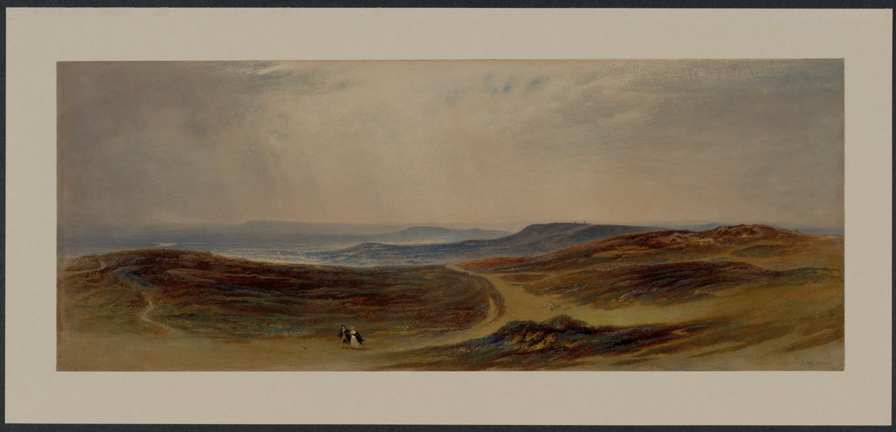 Údolí Tyne, moje rodná země poblíž Henshaw, 1842. od John Martin