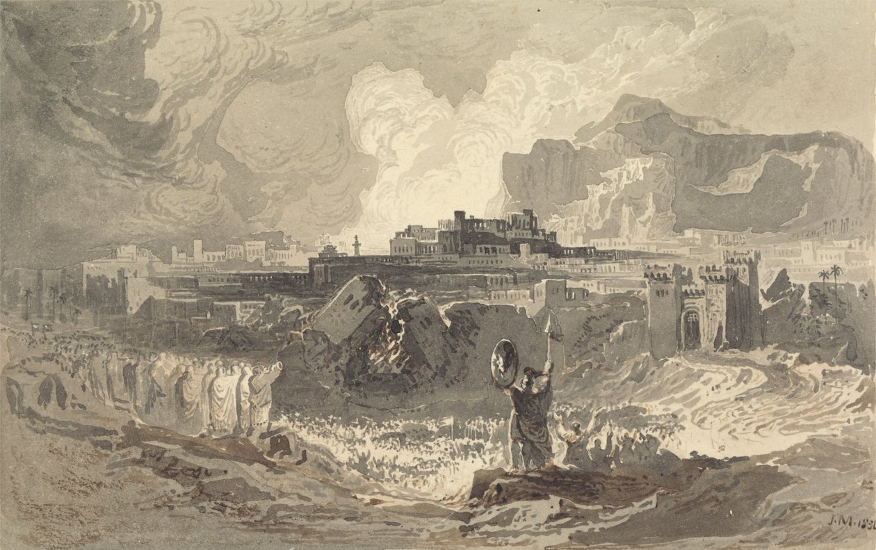 Hradby Jericha od John Martin