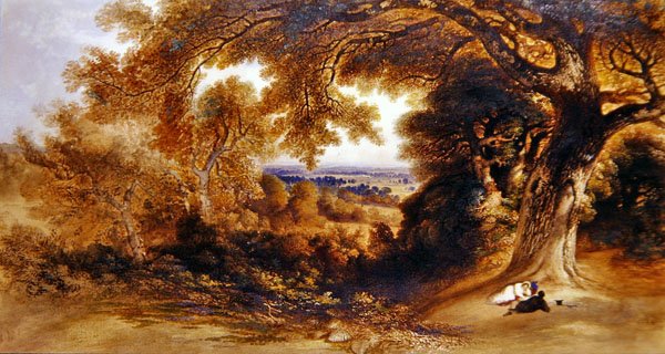 Zobrazit Near Pembroke Lodge, Richmond Park od John Martin