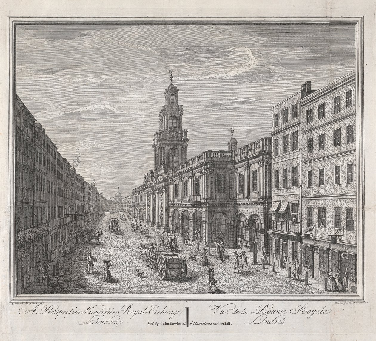 Royal Exchange, Londýn od John Maurer