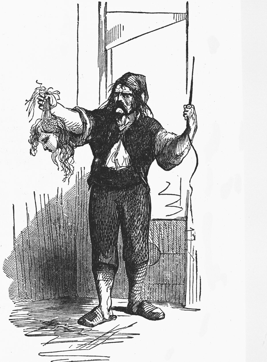 Pletení provedené z „Příběhu dvou měst“ od Charlese Dickense od John McLenan