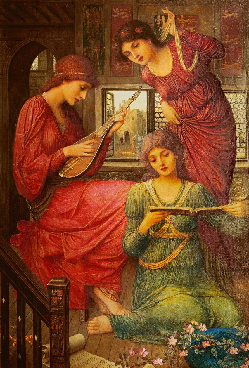 Ve zlatých dnech, od John Melhuish Strudwick