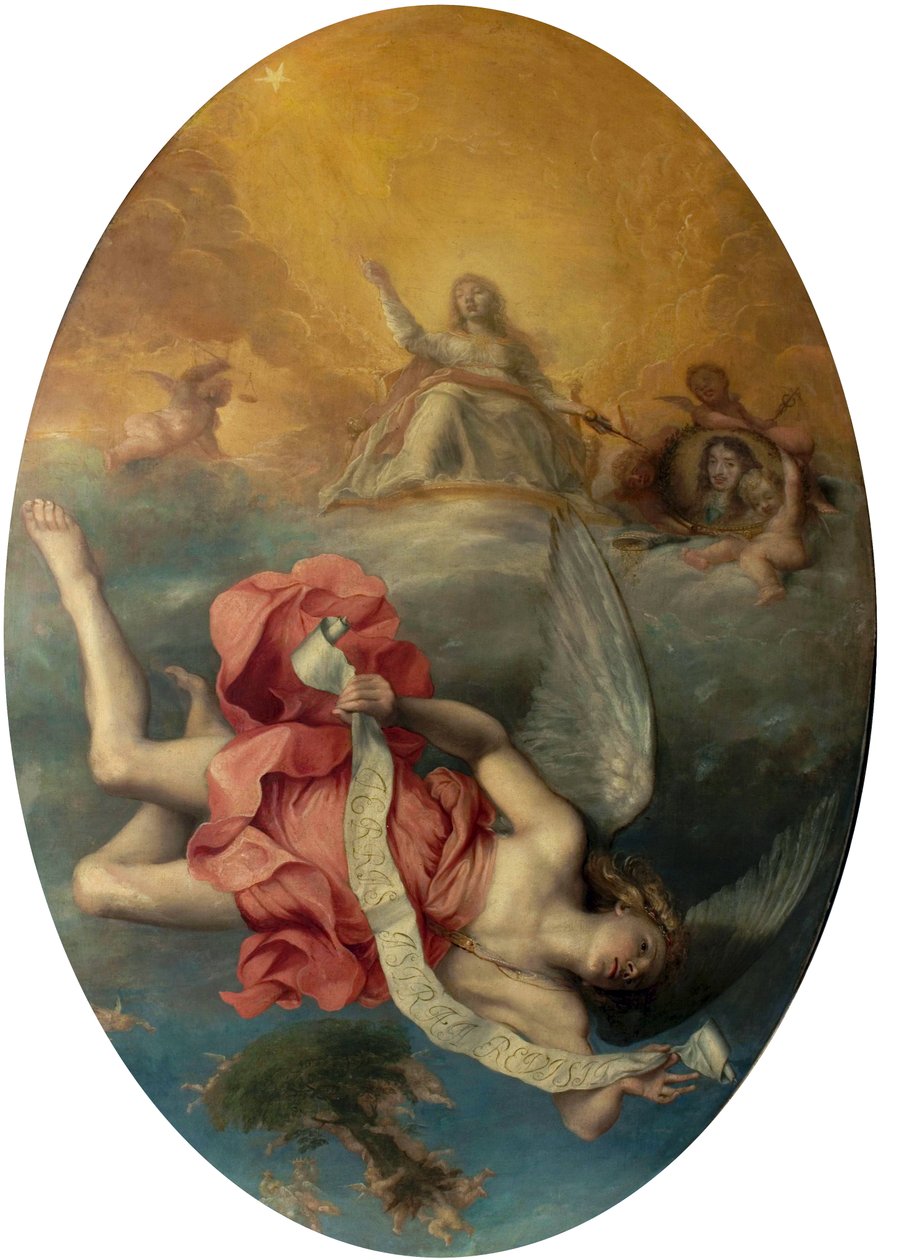 Astraea se vrací na Zemi (Apoteóza Karla II.) od John Michael Wright