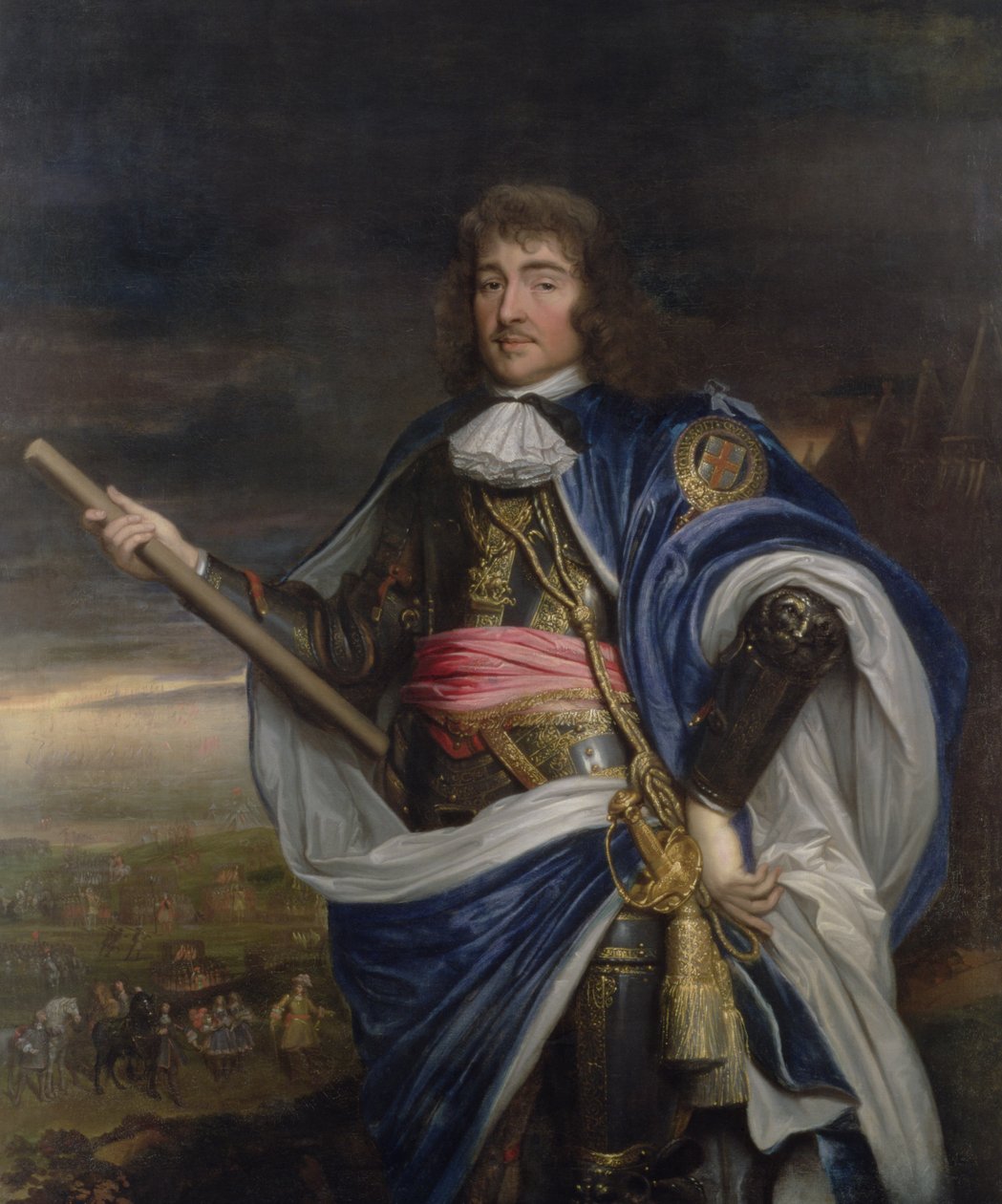 Generál George Monck, 1. vévoda z Albemarle (1608-70), 1668 od John Michael Wright