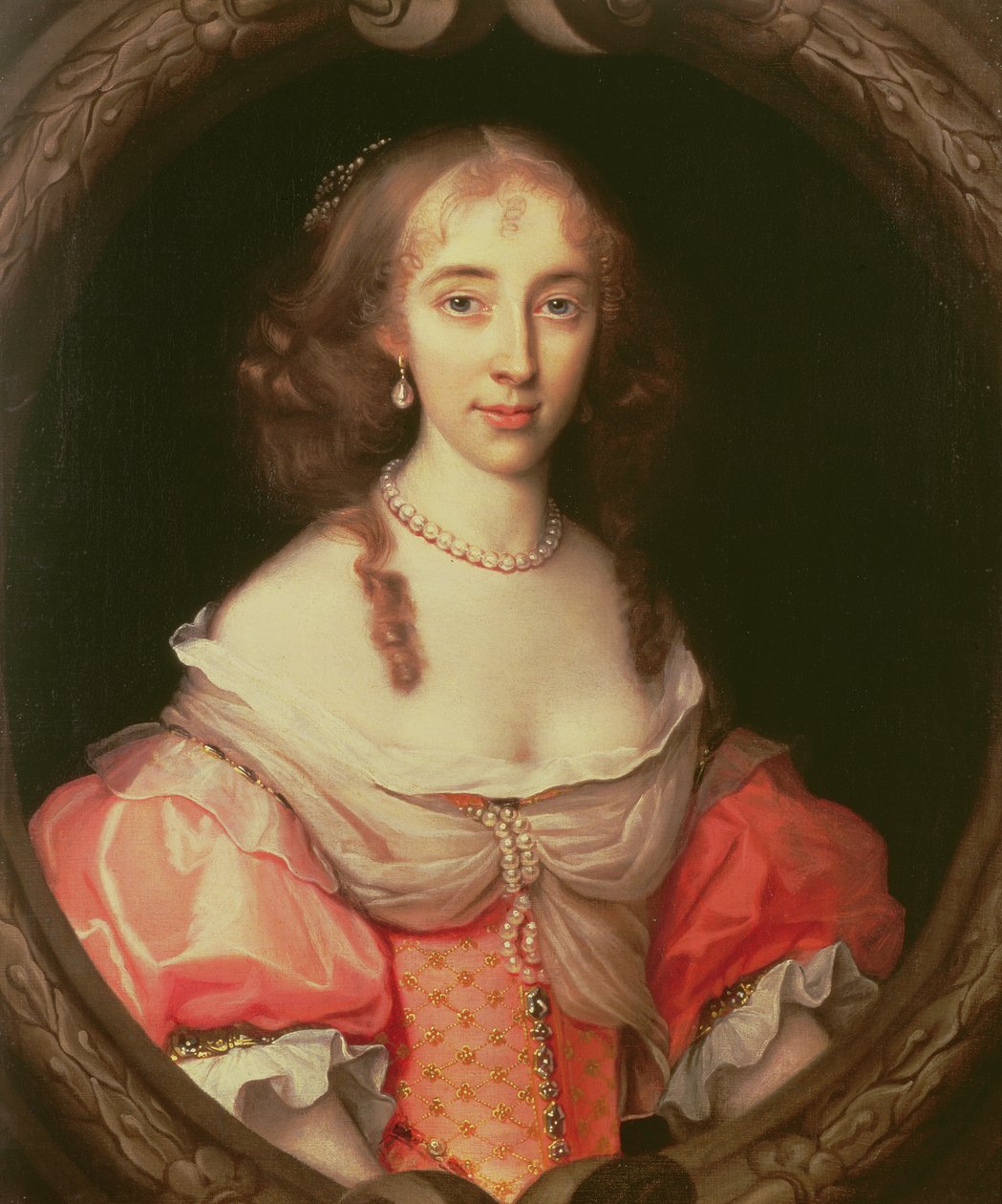 Portrét Magdalen Aston (olej na plátně) od John Michael Wright