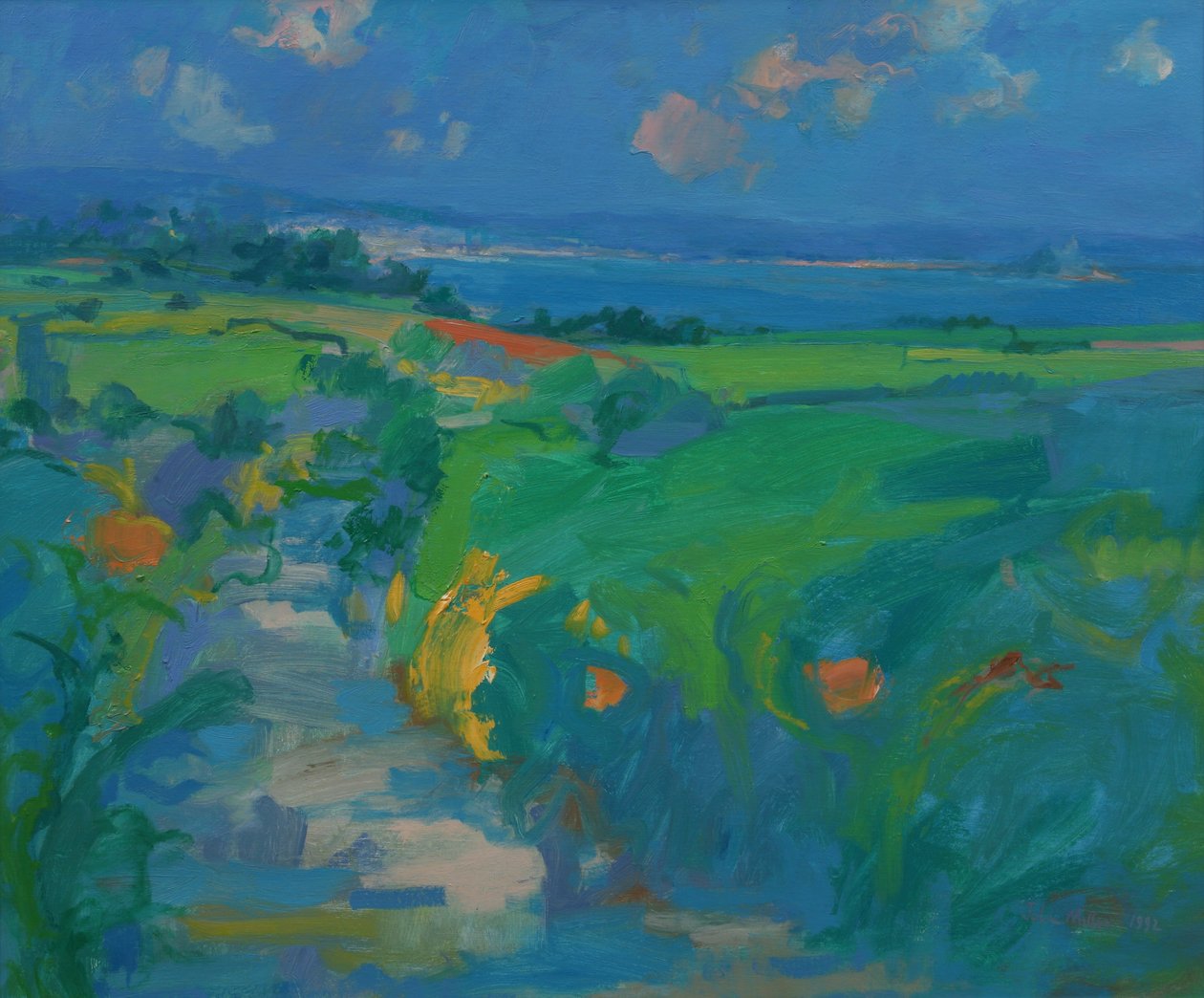 Mounts Bay Impression, 1992 od John Miller