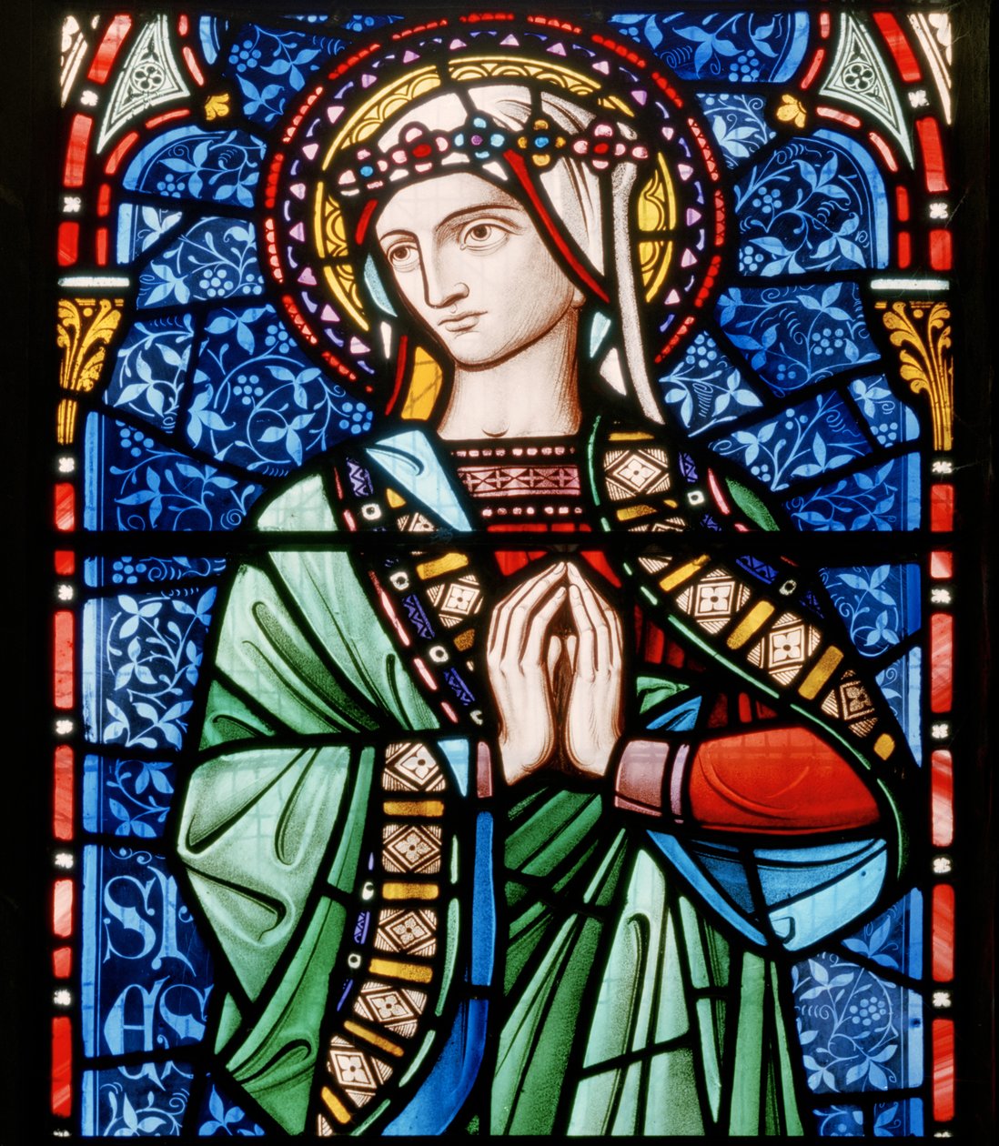 Worcesterská katedrála, Lavers & Barraud, John Millner Allen (1827-1902), Hope, 1862 od John Millner Allen