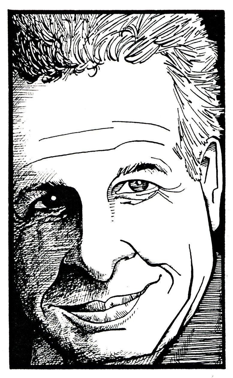 Alexander Goehr - portrét od John Minnion