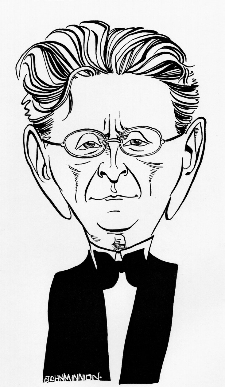 Alexander von Zemlinsky - karikatura od John Minnion