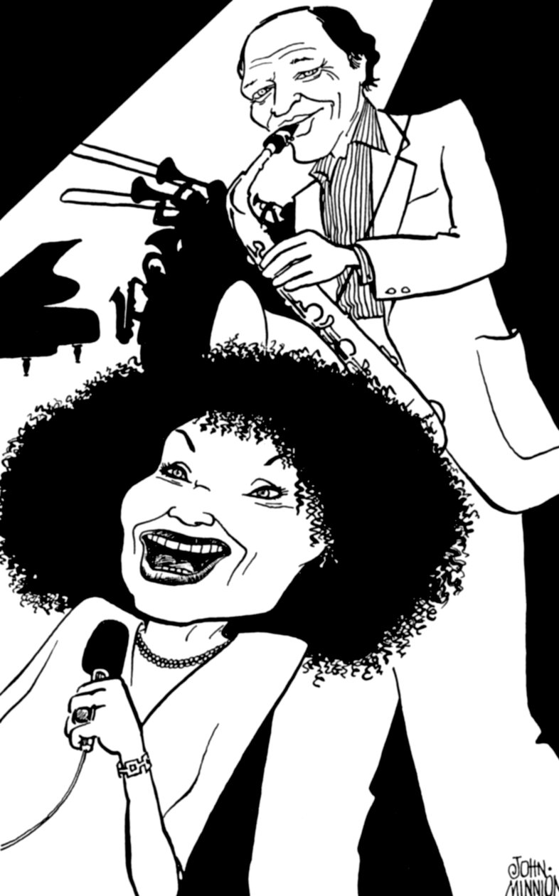 Cleo Laine a Sir John Dankworth Dame Cleo Laine, Lady Dankworth, rozená Clementina Dinah Campbell od John Minnion