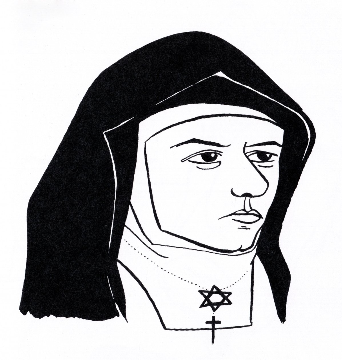 Edith Steinová, alias svatá Terezie Benedikta od Kříže, byla filozofka, feministka, karmelitánka a mučednice. od John Minnion