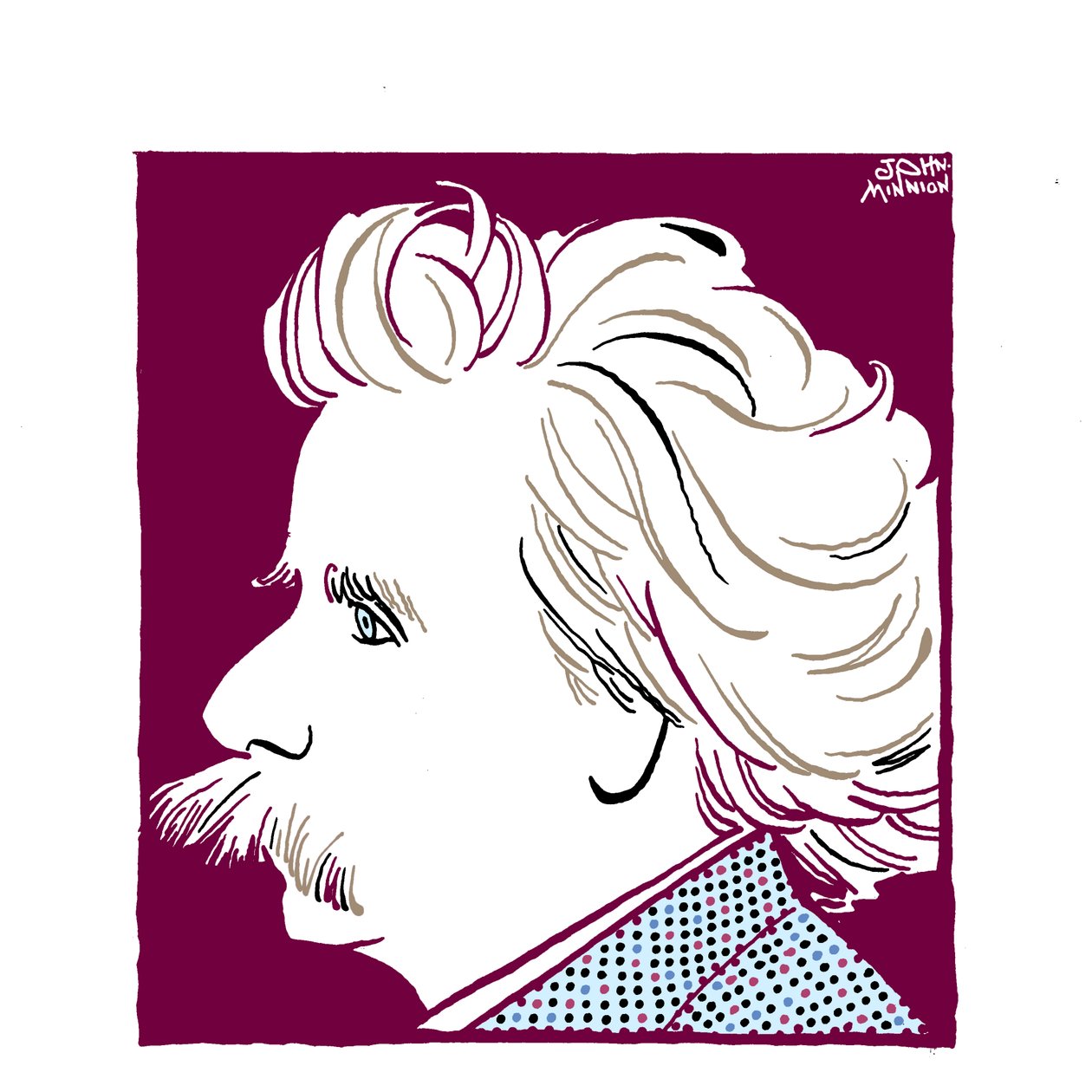 Edvard Grieg - norský skladatel skotského původu 1843-1907 od John Minnion