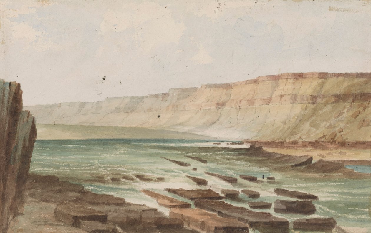 Columbia River ústí Des Shutes od John Mix Stanley