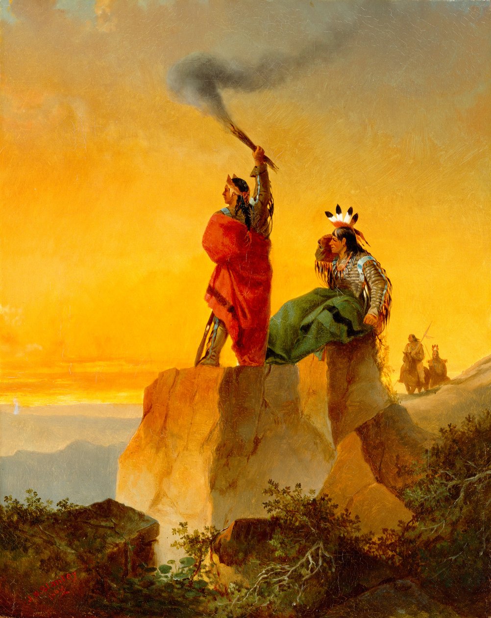 Indian Telegraph, 1860 od John Mix Stanley