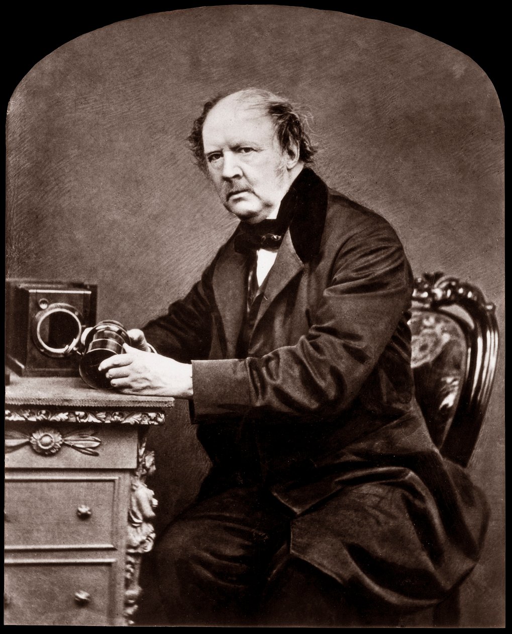 Portrét Williama Henryho Foxe Talbota (1800-1877). Anglický fyzik a fotografický průkopník, 1864. od John Moffat