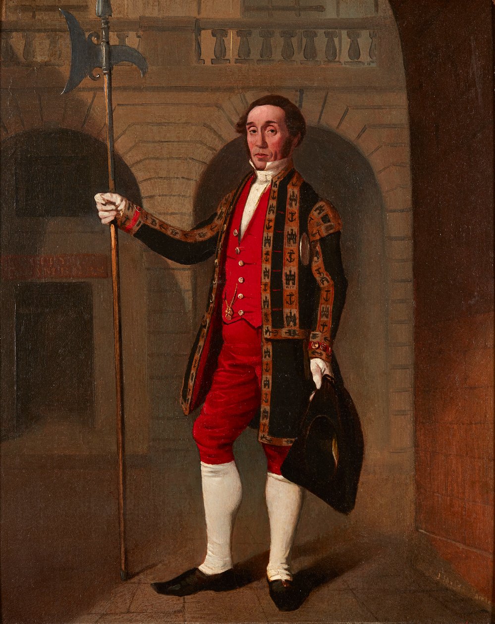 Portrét úředníka města Edinburgh (olej na palubě) od John Myles