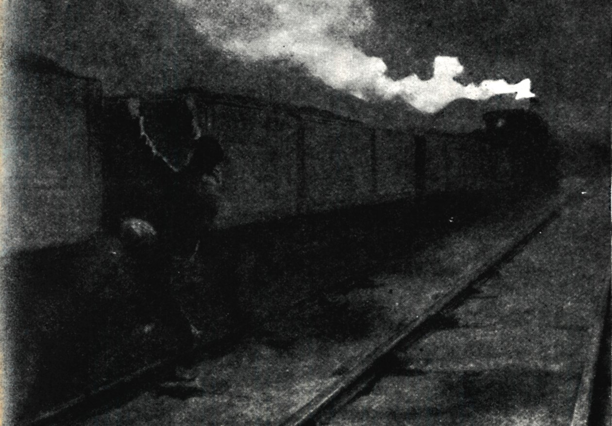 Útěk vlakem, listopad 1899, 1945. od John Nash