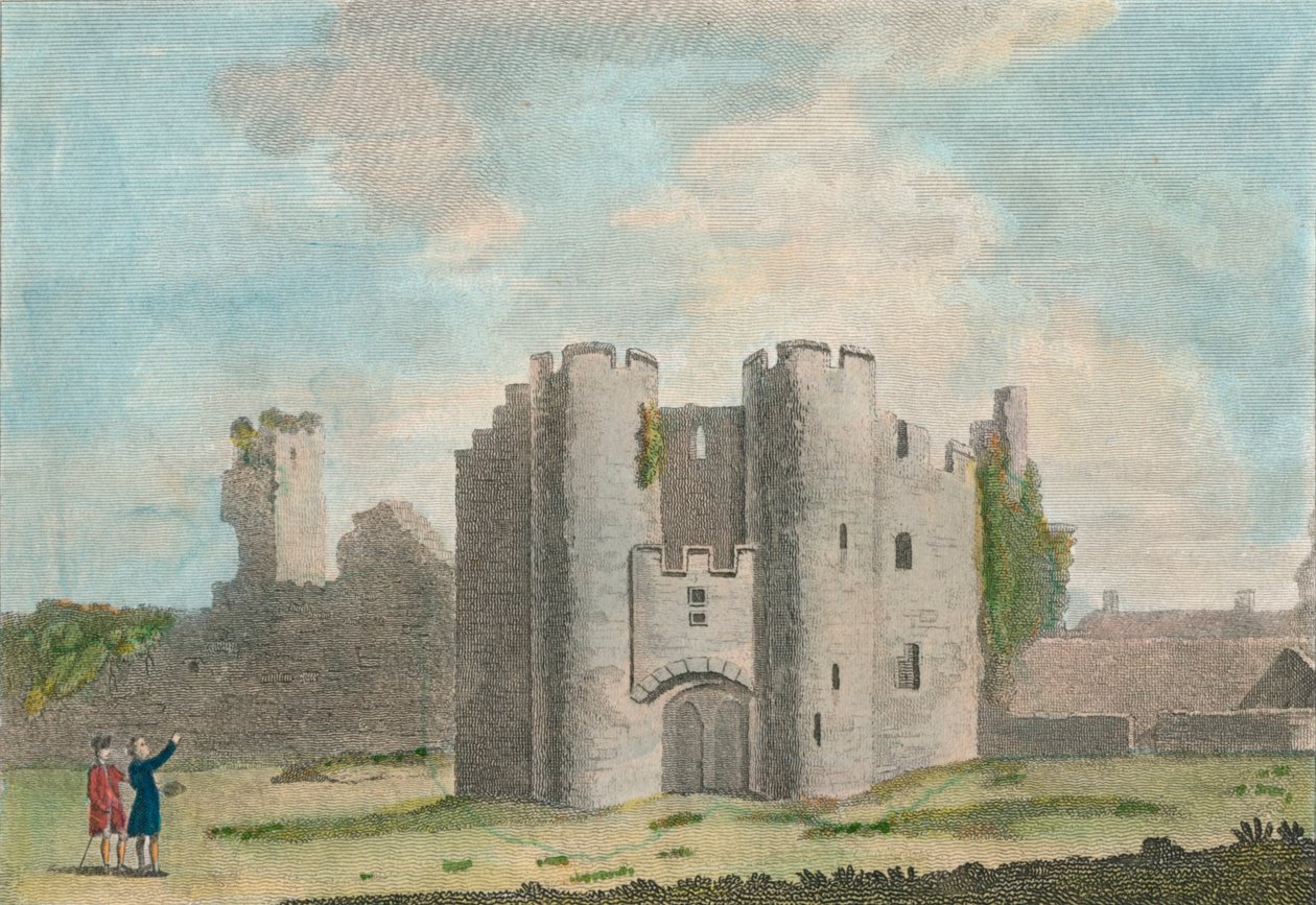 Gate of Pembroke Castle, Pembrokeshire, 1785 od John Newton