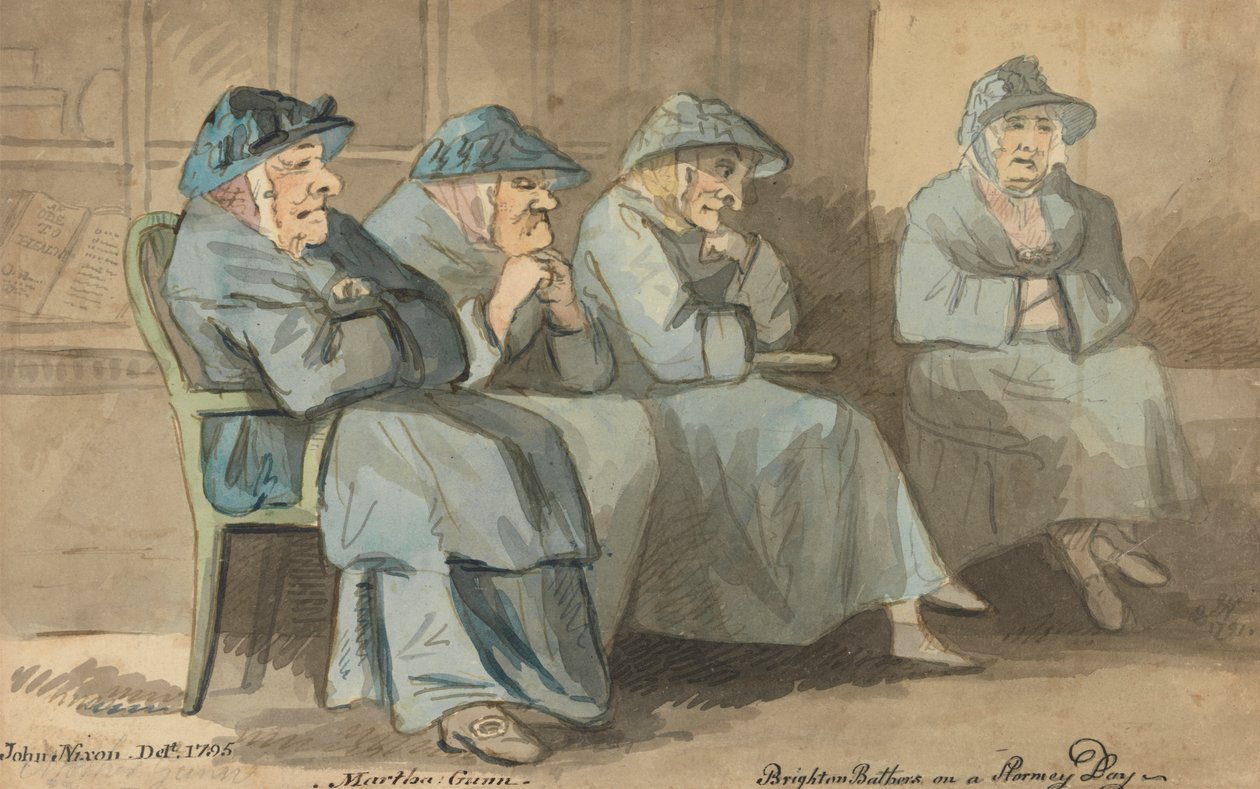 Martha Gunn, Bather v Brightonu od John Nixon