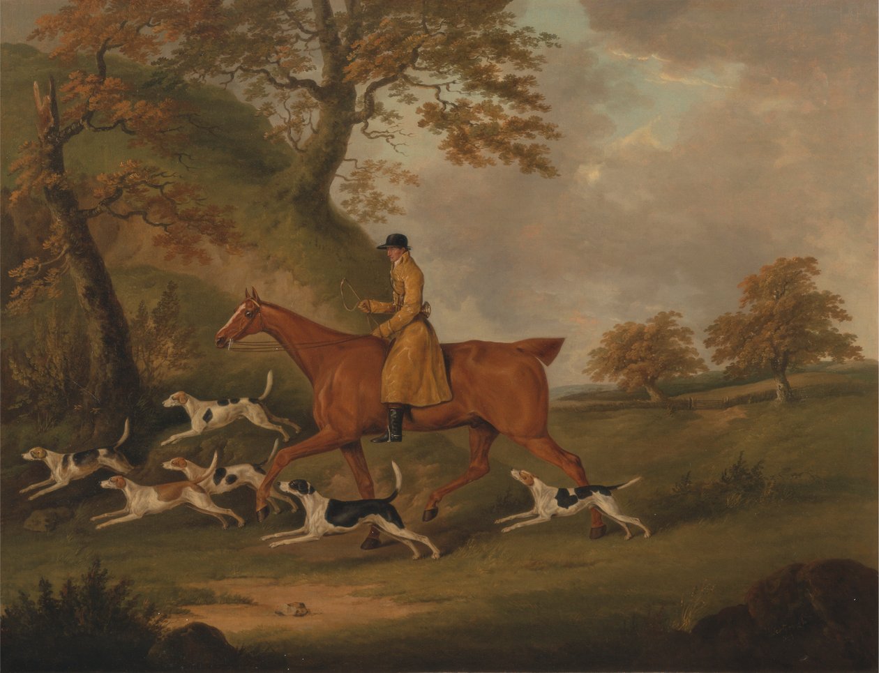 Huntsman a Hounds od John Nost Sartorius