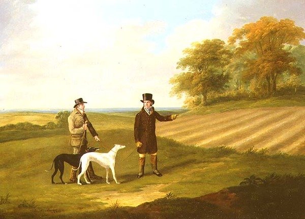 Hledání, coursingová scéna od John Nott Sartorius