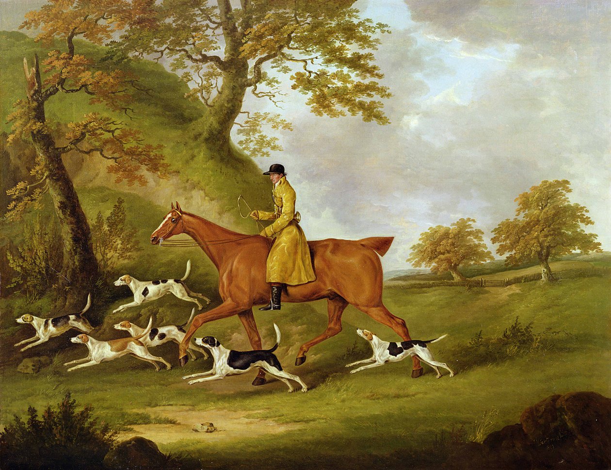 Lovec a ohaři od John Nott Sartorius