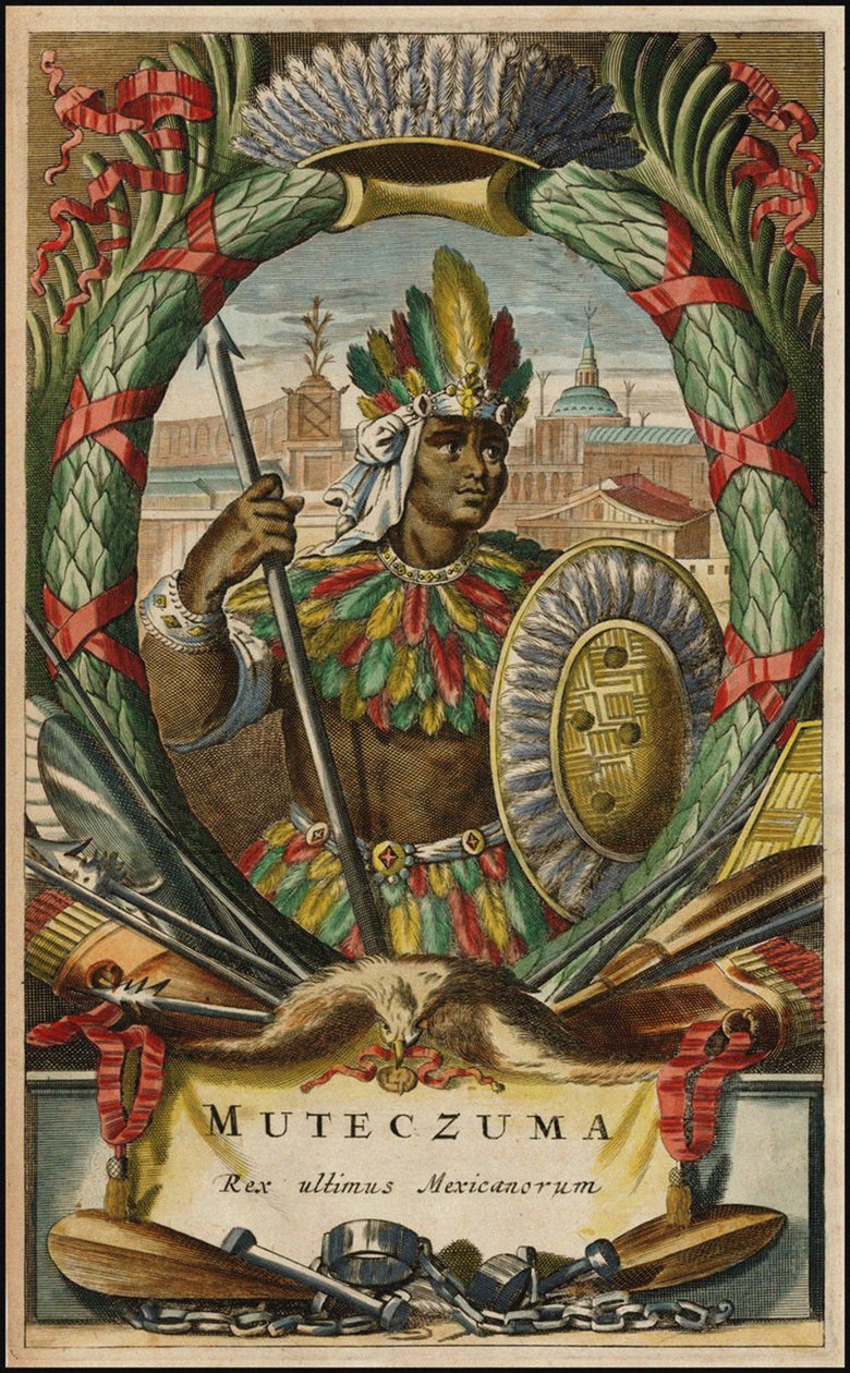 Muteczuma Král poslední v Mexiku, 1671 od John Ogilby
