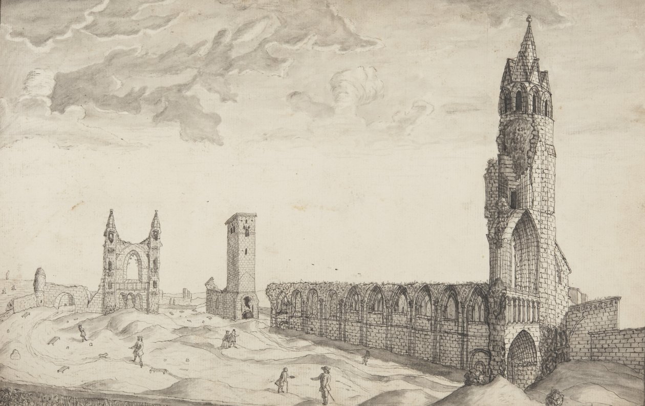 St Andrews Delineated (pero a pero na papíře) od John Oliphant