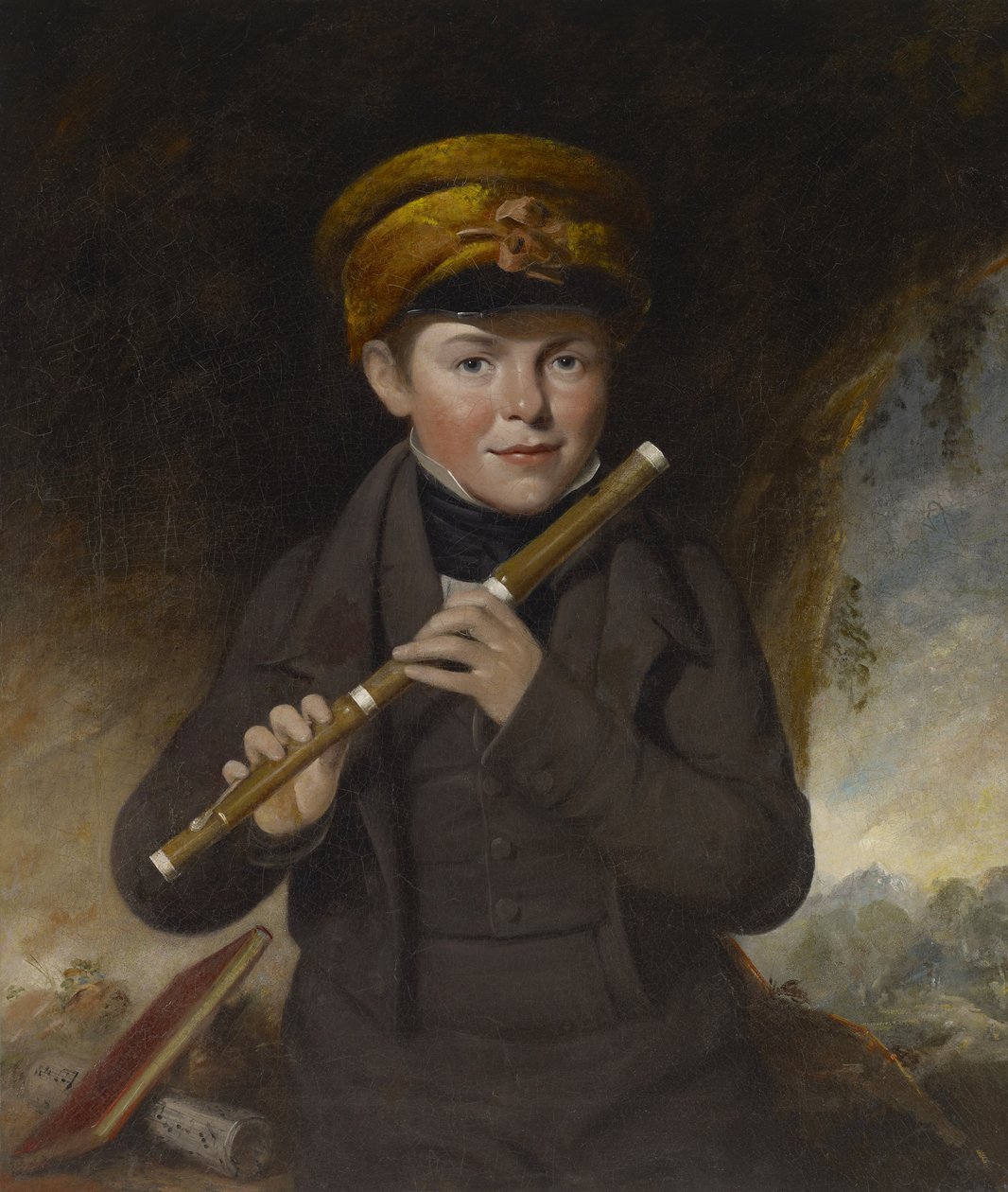John Gurney, hráč na malou flétnu, kolem roku 1800 od John Opie