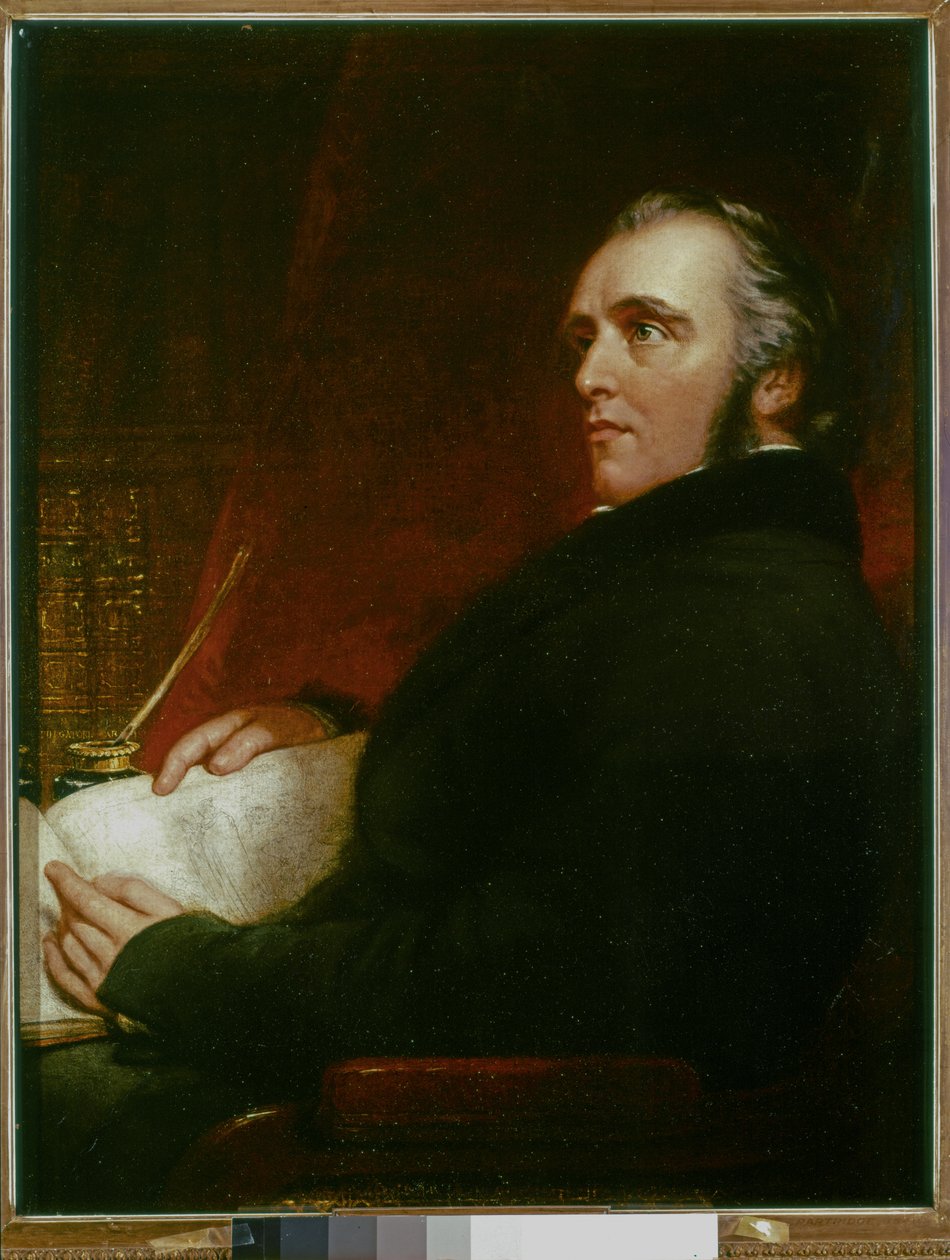 Thomas Babington MACAULAY, Portrét 1849-c.1853 (olej na plátně) od John Partridge