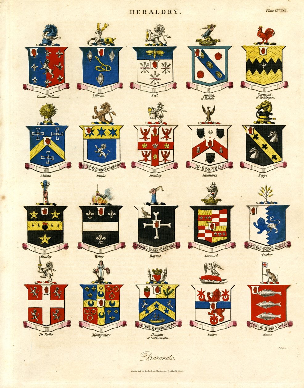 Erby britských baronetů;Deska LXXXIX od John Pass