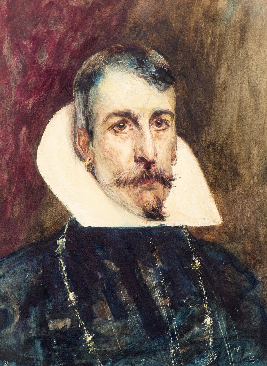 Španělský velmož, asi 1892 (akvarel) od John Pettie