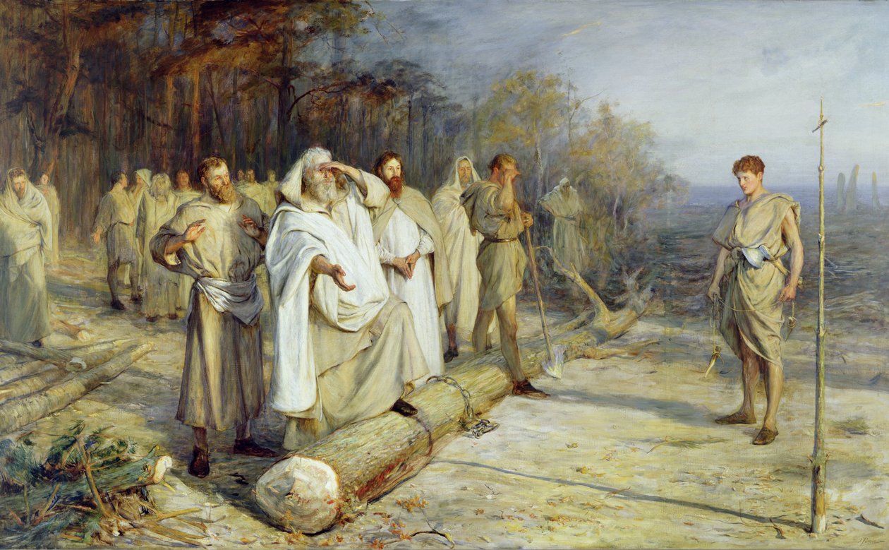 Oprava místa raně křesťanského oltáře od John Pettie