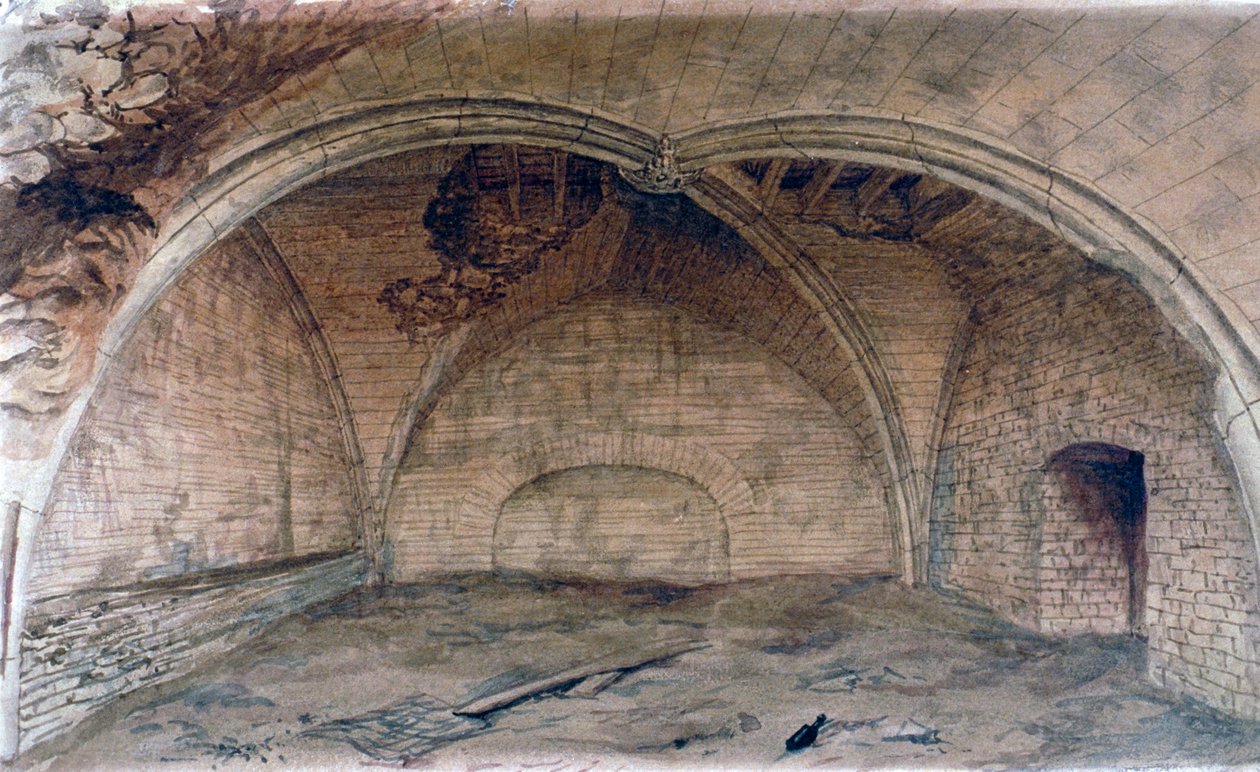 Krypta svatého Michaela, Aldgate, Londýn, 1876 od John Phillipps Emslie