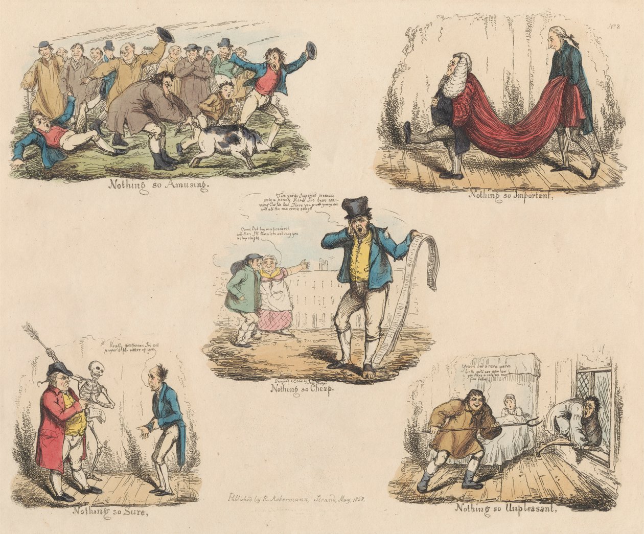 Sada čtyř: Mnoho povyku pro nic aneb ilustrace starých rčení od John Phillips