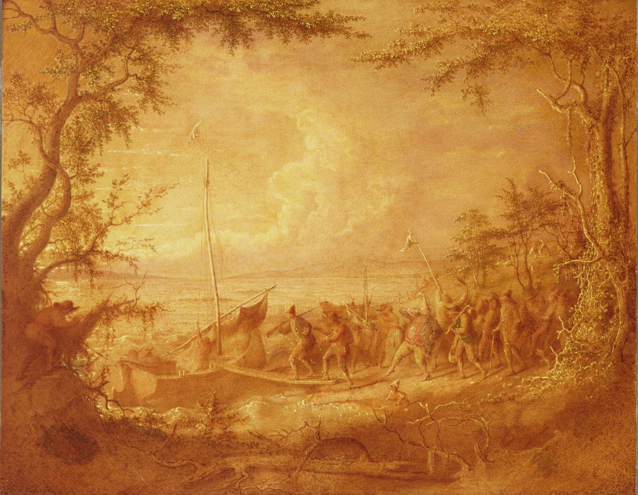 Nalodění z Communipaw, 1861 od John Quidor