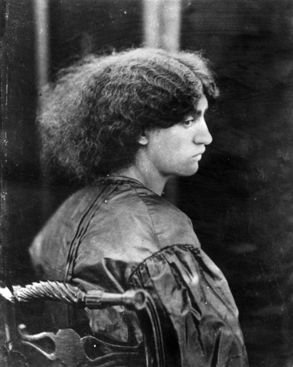 Jane Morris, pózoval Dante Gabriel Rossetti, 1865 (tisk alba) od John R. Parsons