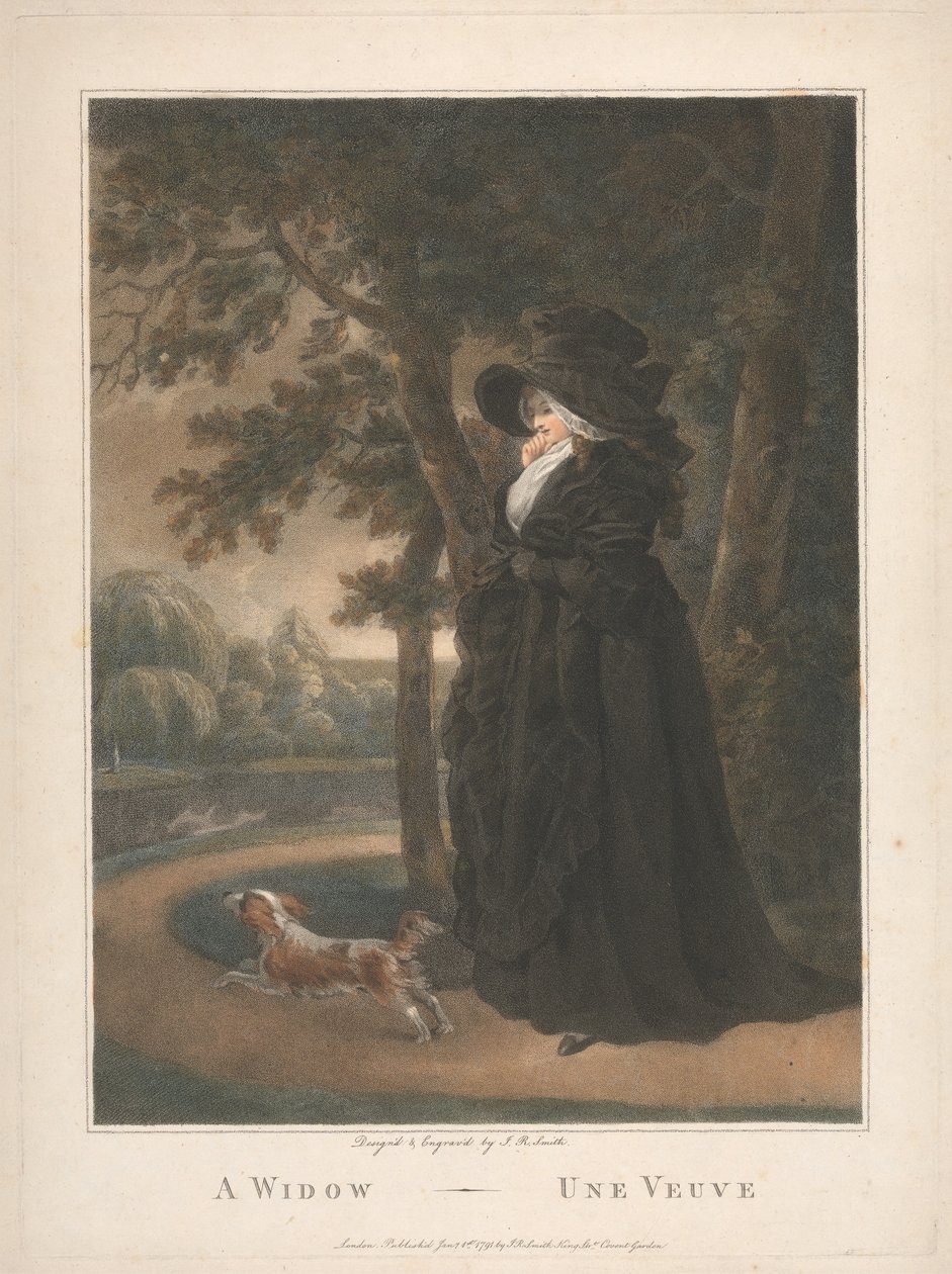 A Widow – Vdova od John Raphael Smith