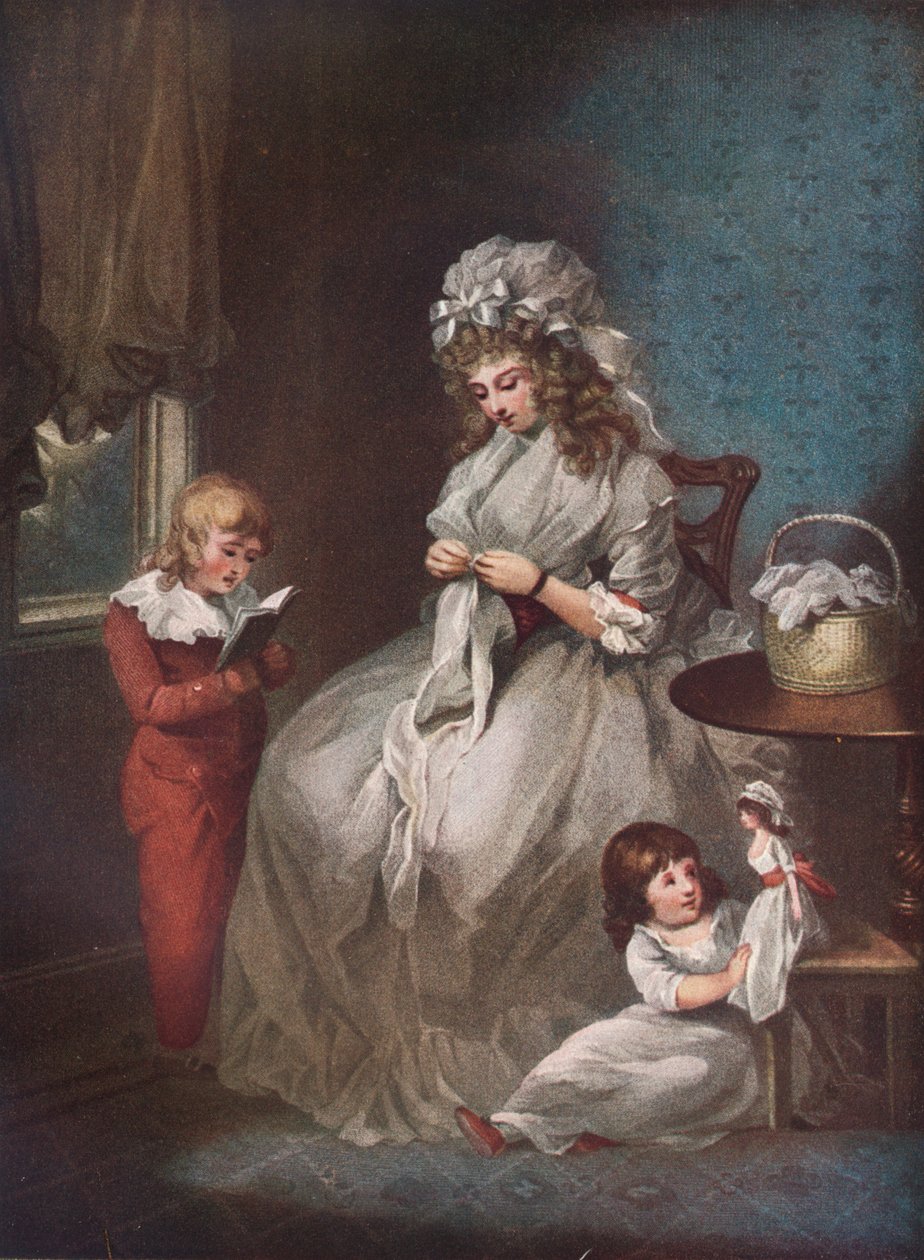 Manželka vdaná žena, 1791 od John Raphael Smith