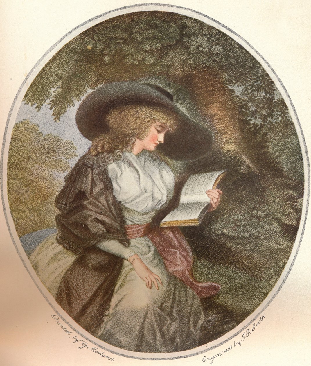 Delia na venkově, 1788, 1902 od John Raphael Smith