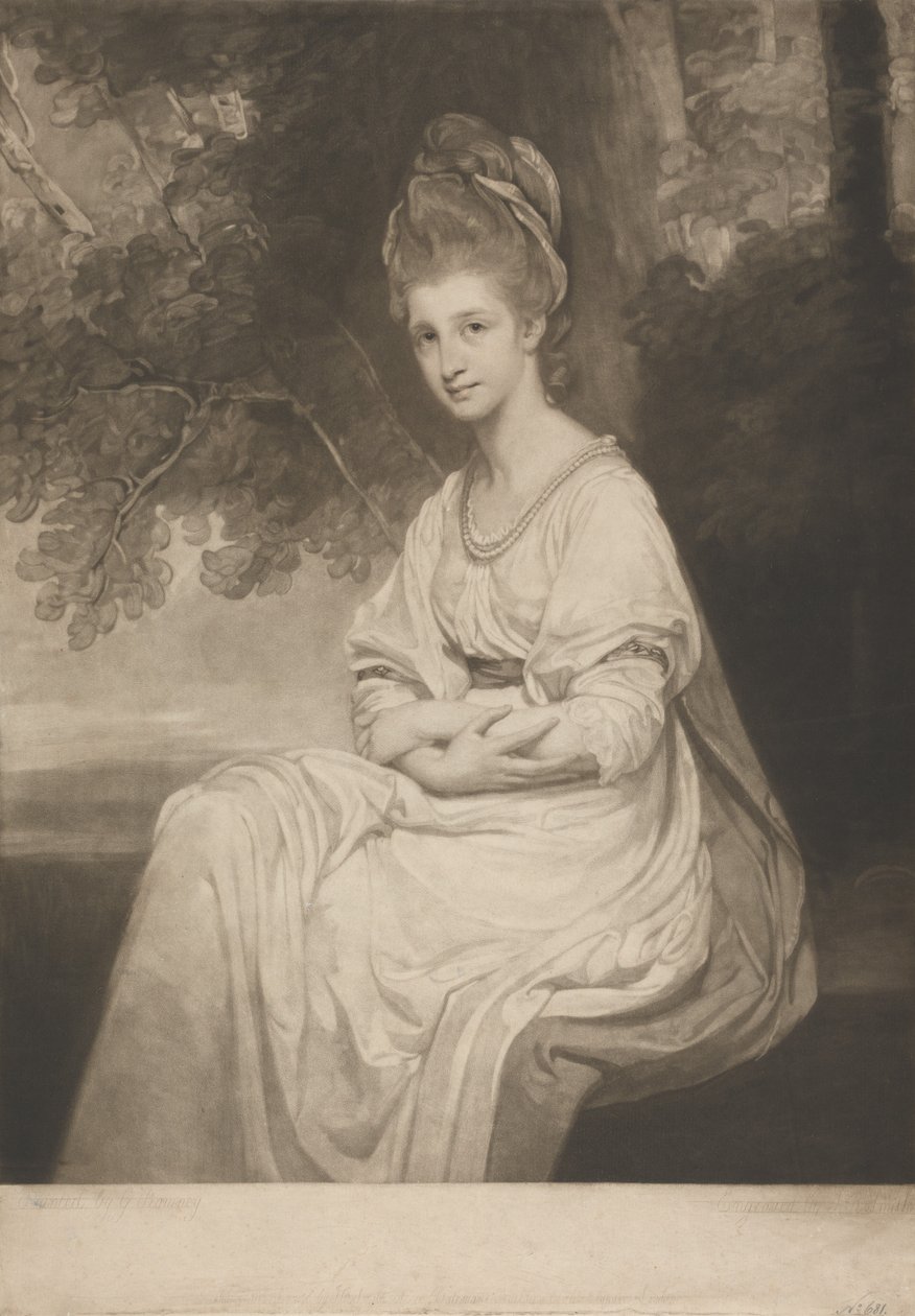 Henrietta, hraběnka z Warwicku od John Raphael Smith