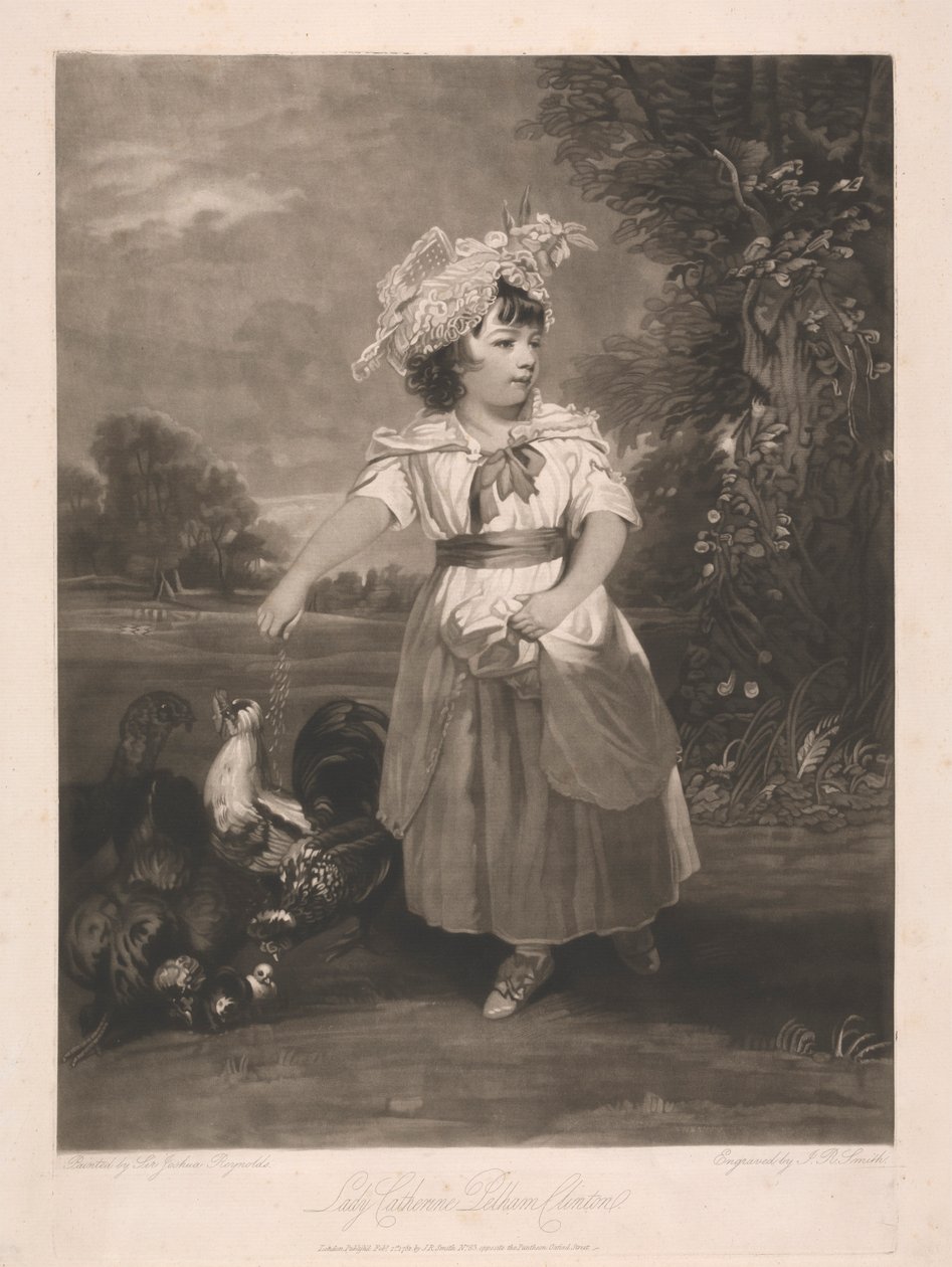 Lady Catherine Pelham Clintonová od John Raphael Smith