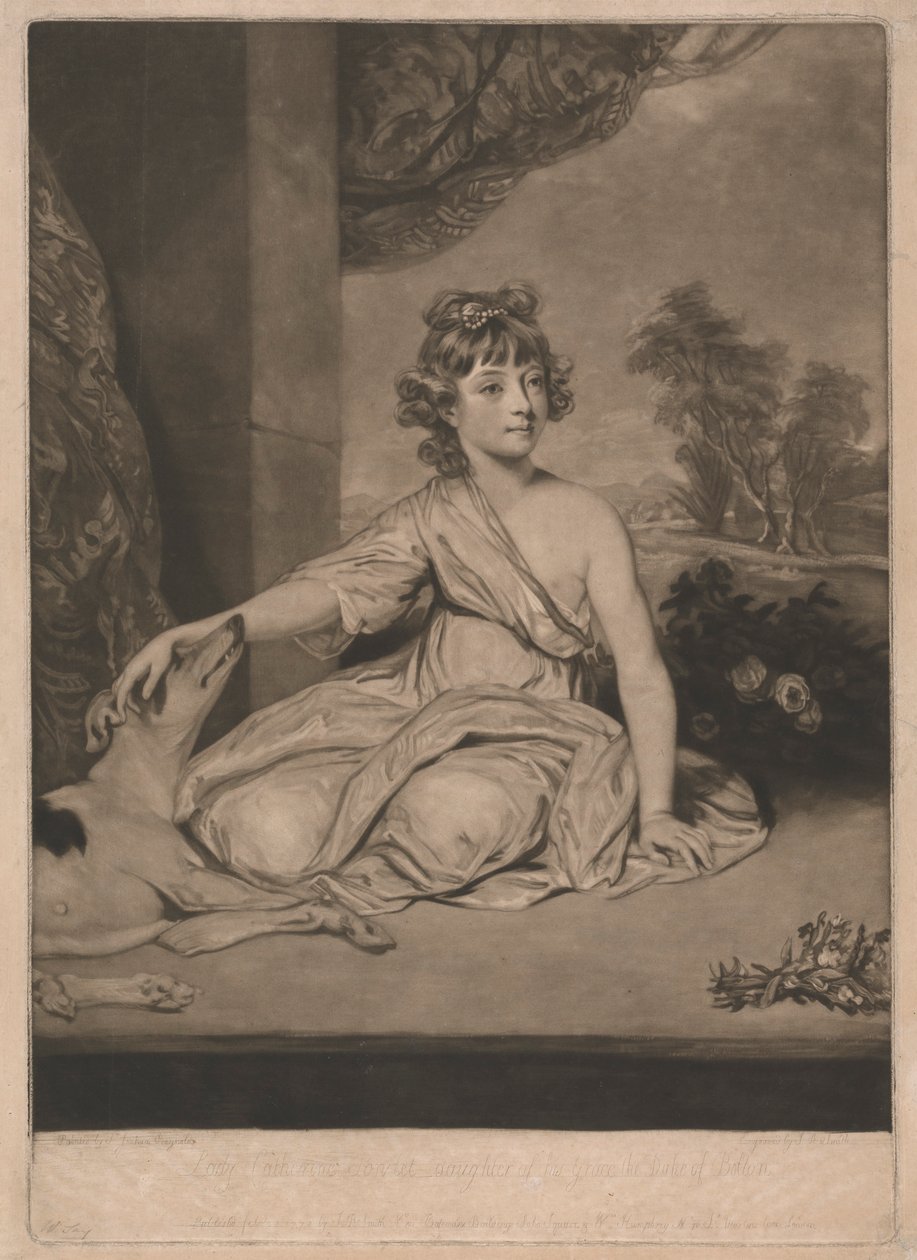 Lady Catherine Powlet od John Raphael Smith
