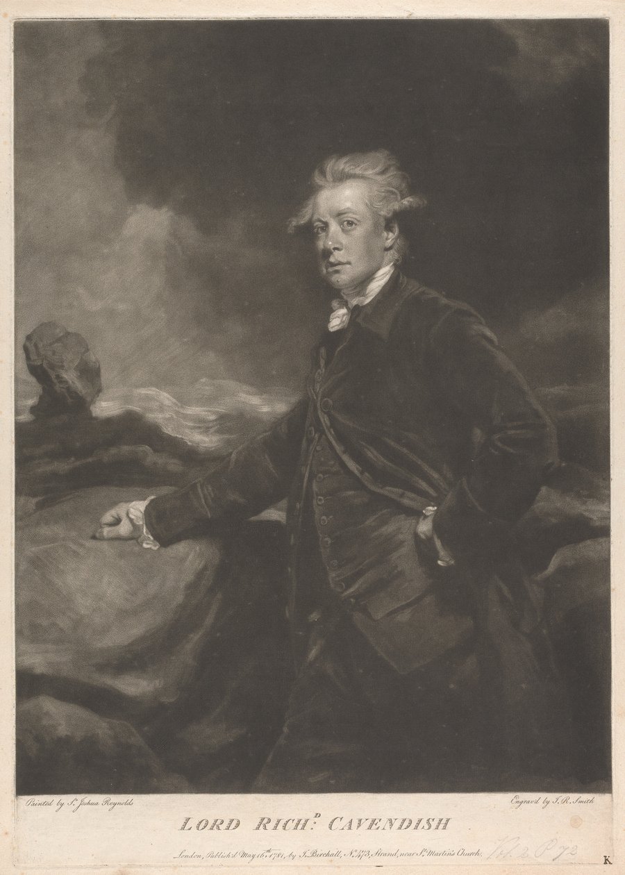 Lord Richard Cavendish od John Raphael Smith